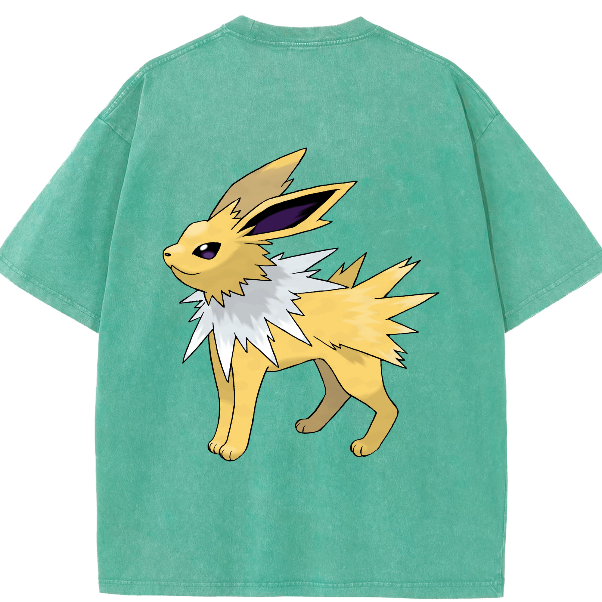 （画像用） ポケットモンスター Pokémon 綿100% ヴィンテージ風 半袖Tシャツ（背面プリント）